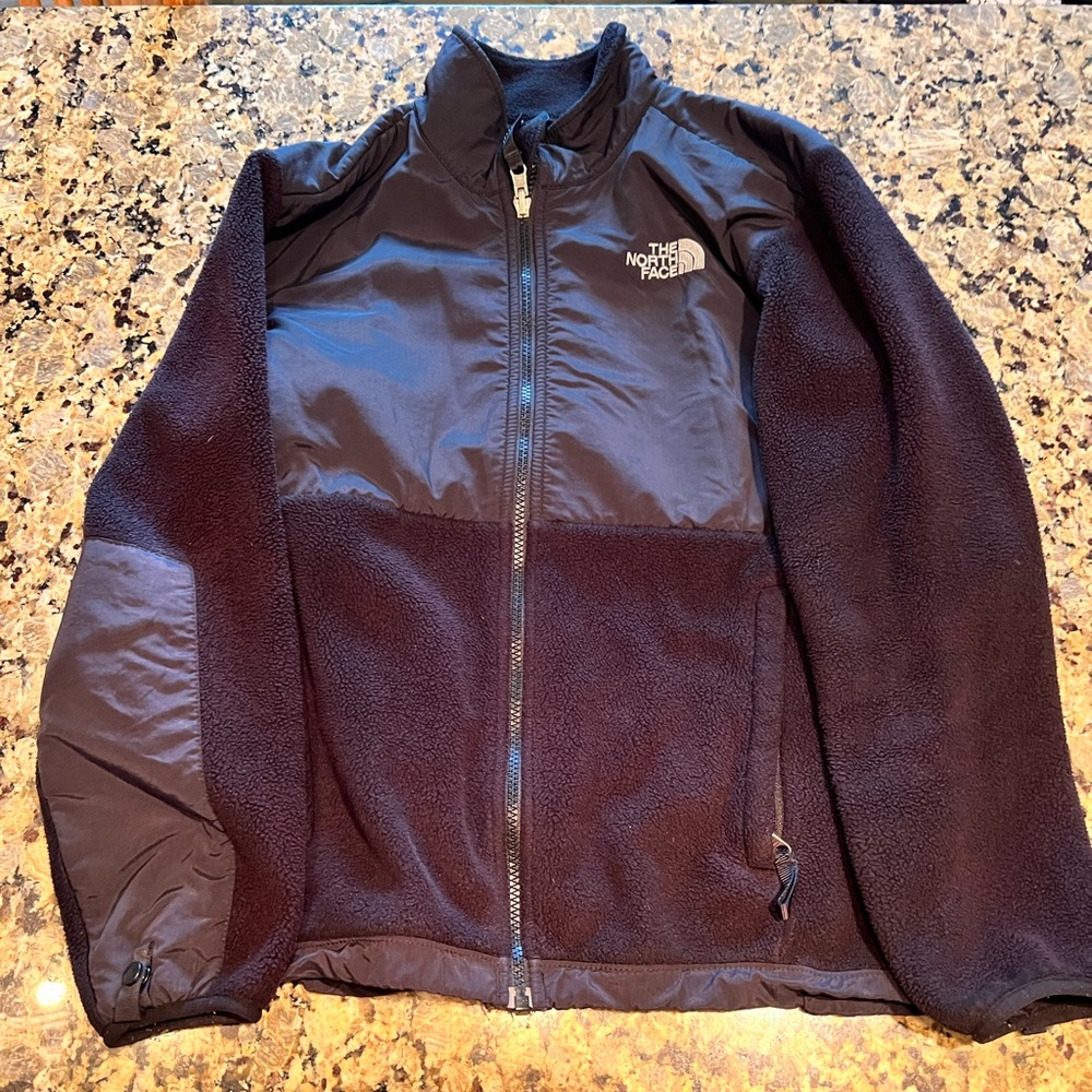 The north face fleece jacket girls size large